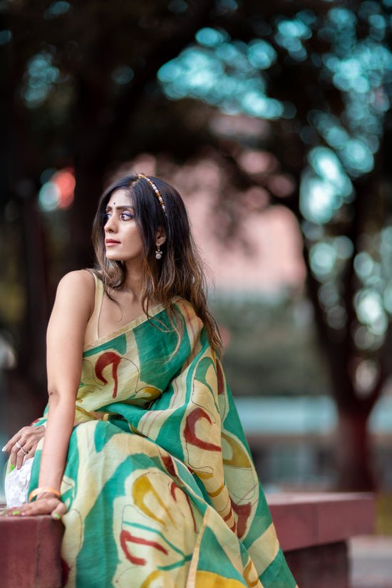 Buy handpainted kalamkari sarees online

