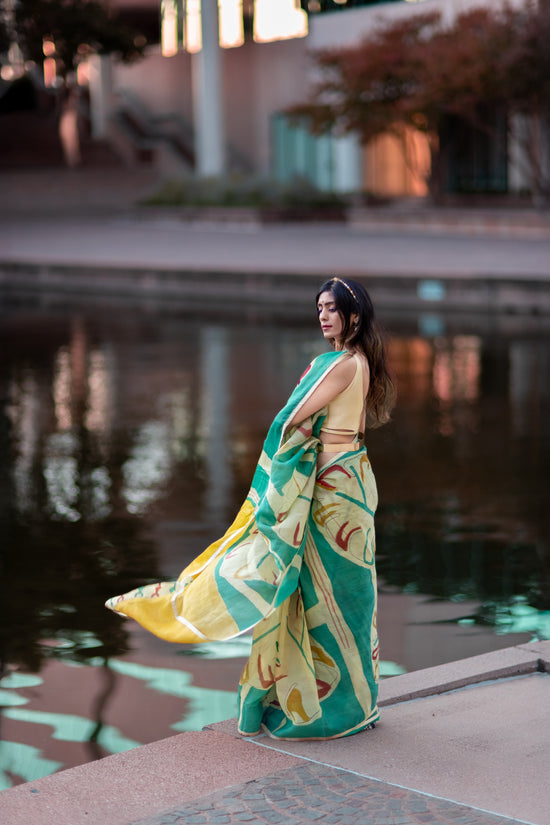 Buy handpainted kalamkari sarees online

