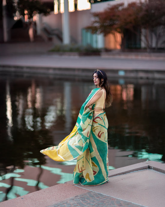 Buy handpainted kalamkari sarees online

