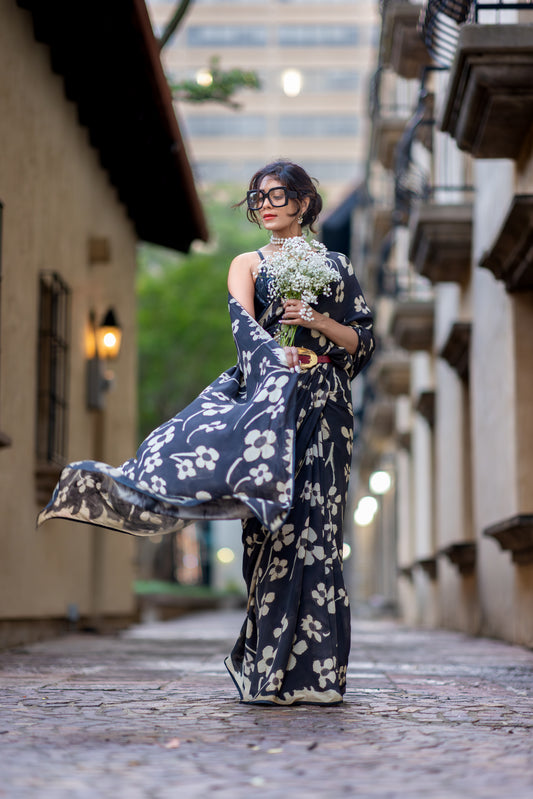 Mallika — Hand Painted Kalamkari Saree | Spring/Summer ’26