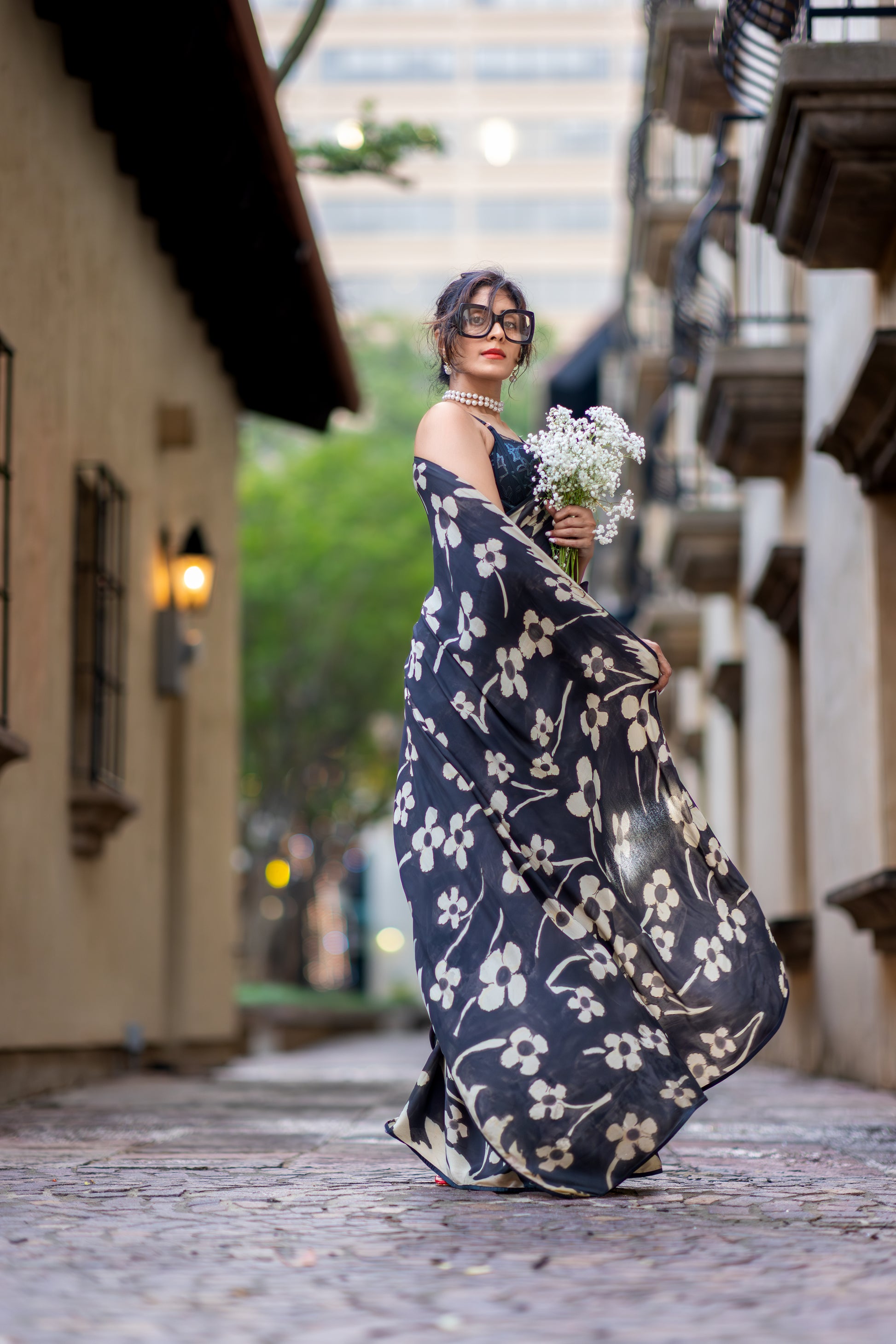Mallika — Hand Painted Kalamkari Saree | Spring/Summer ’26