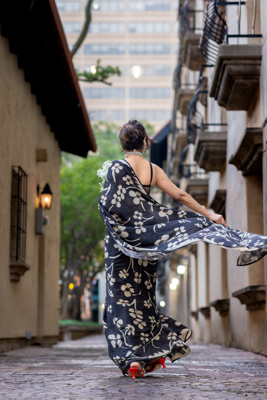 Mallika — Hand Painted Kalamkari Saree | Spring/Summer ’26