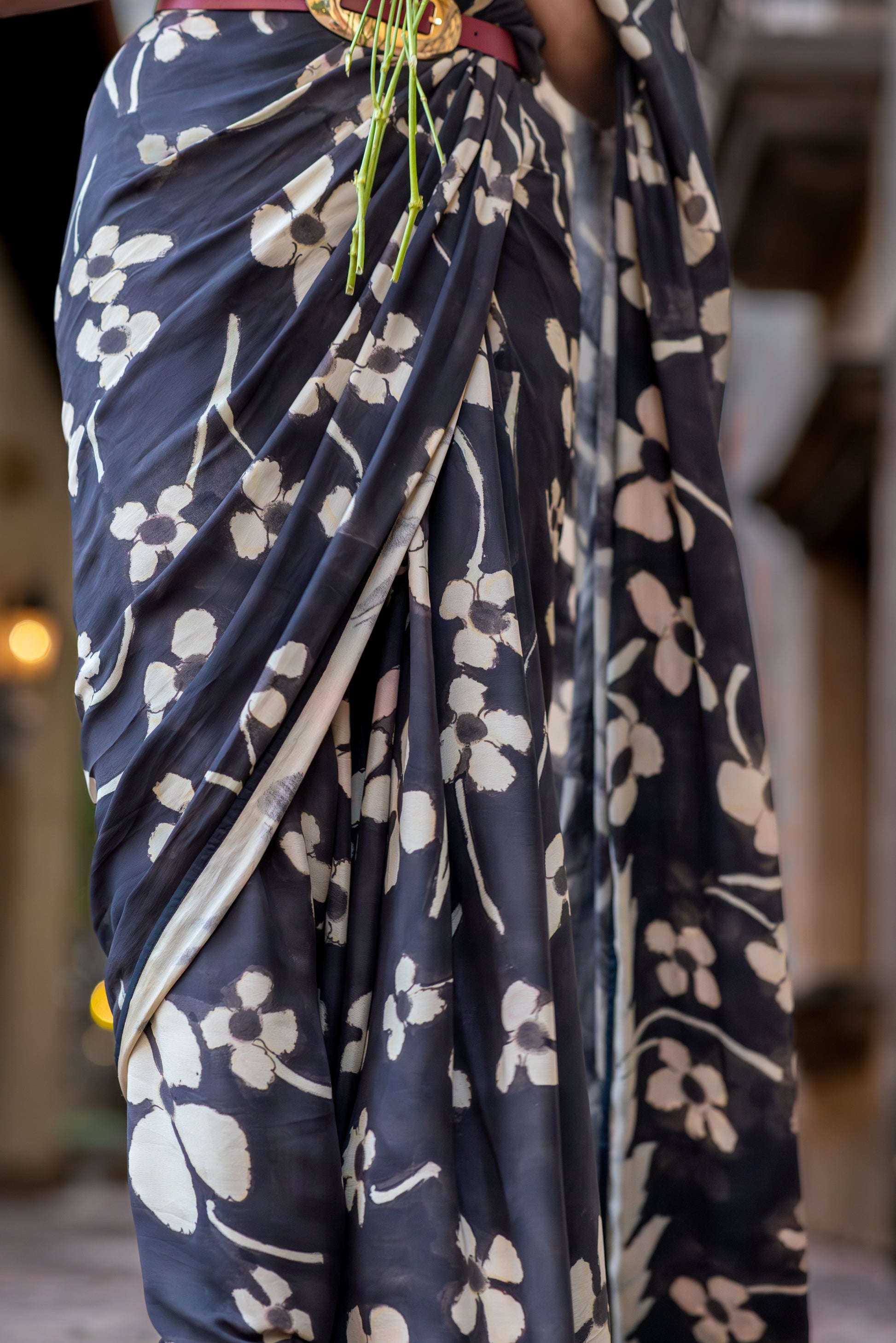 Mallika — Hand Painted Kalamkari Saree | Spring/Summer ’26