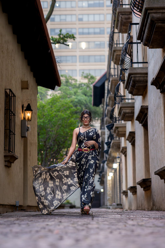 Mallika — Hand Painted Kalamkari Saree | Spring/Summer ’26