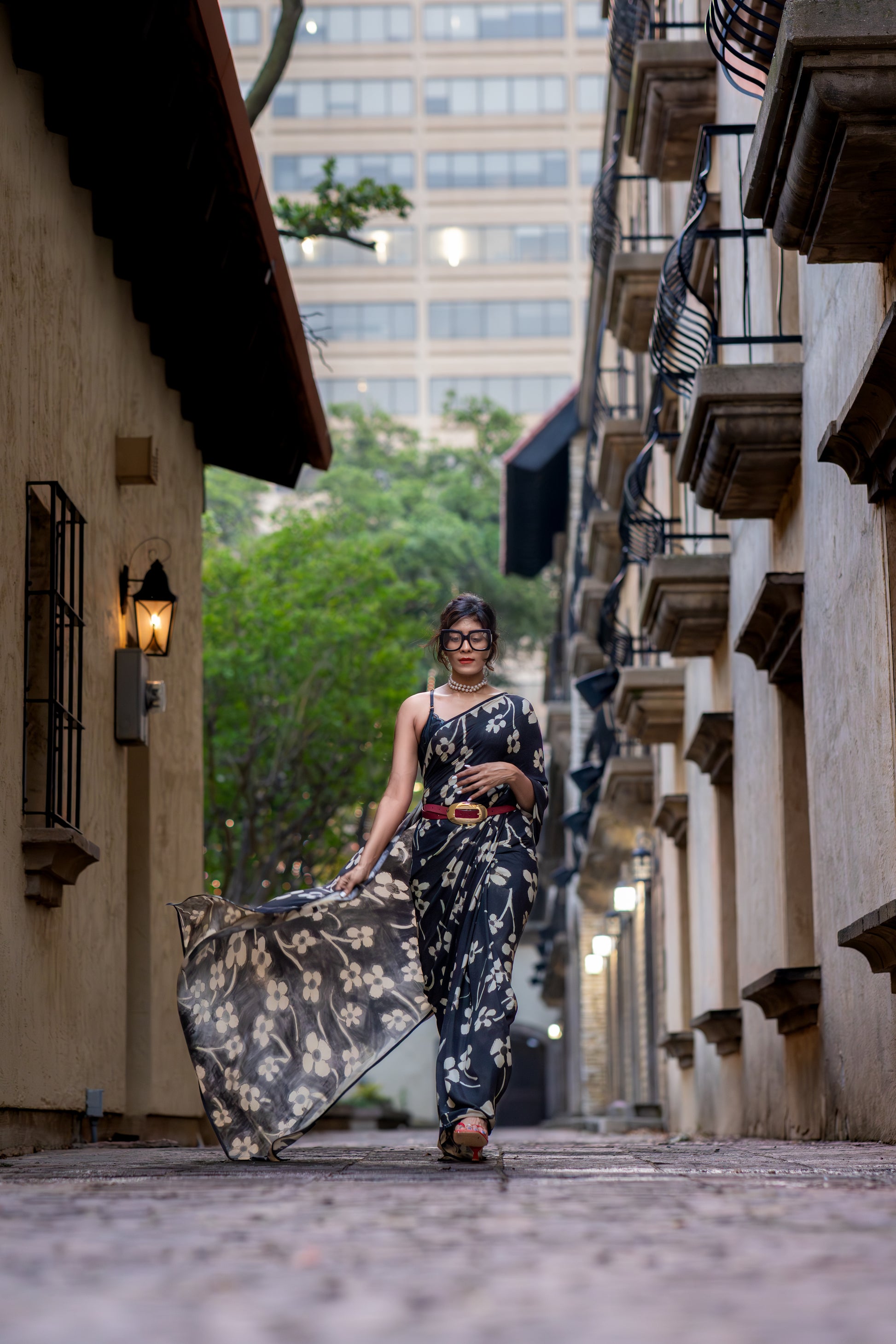 Mallika — Hand Painted Kalamkari Saree | Spring/Summer ’26