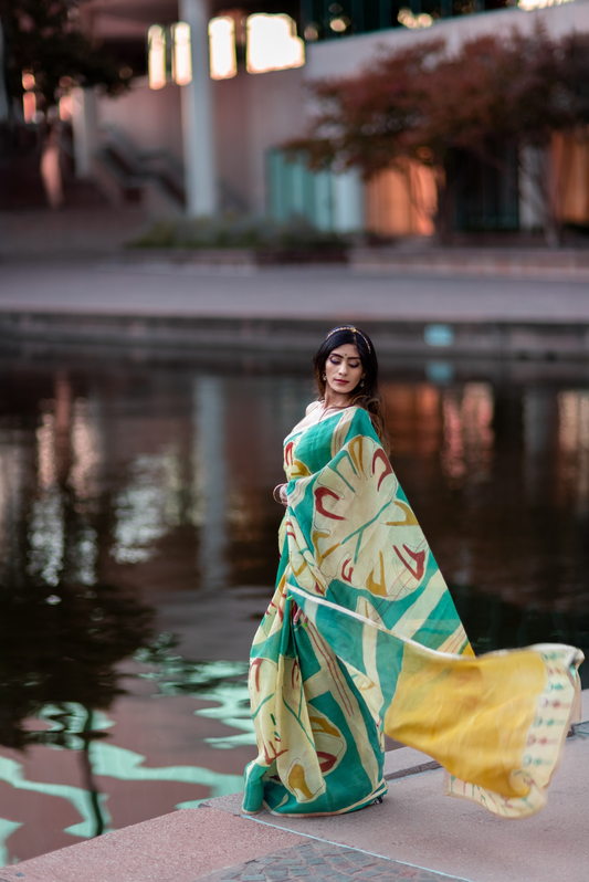 Buy handpainted kalamkari sarees online

